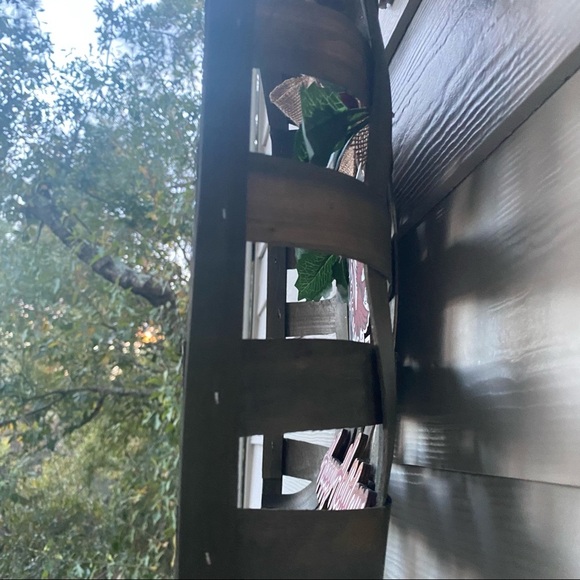 CLEMSON TIGERS Football 16”x16” HAPPY HOLIDAYS  Hanging Basket Christmas Wreath - Picture 3 of 7